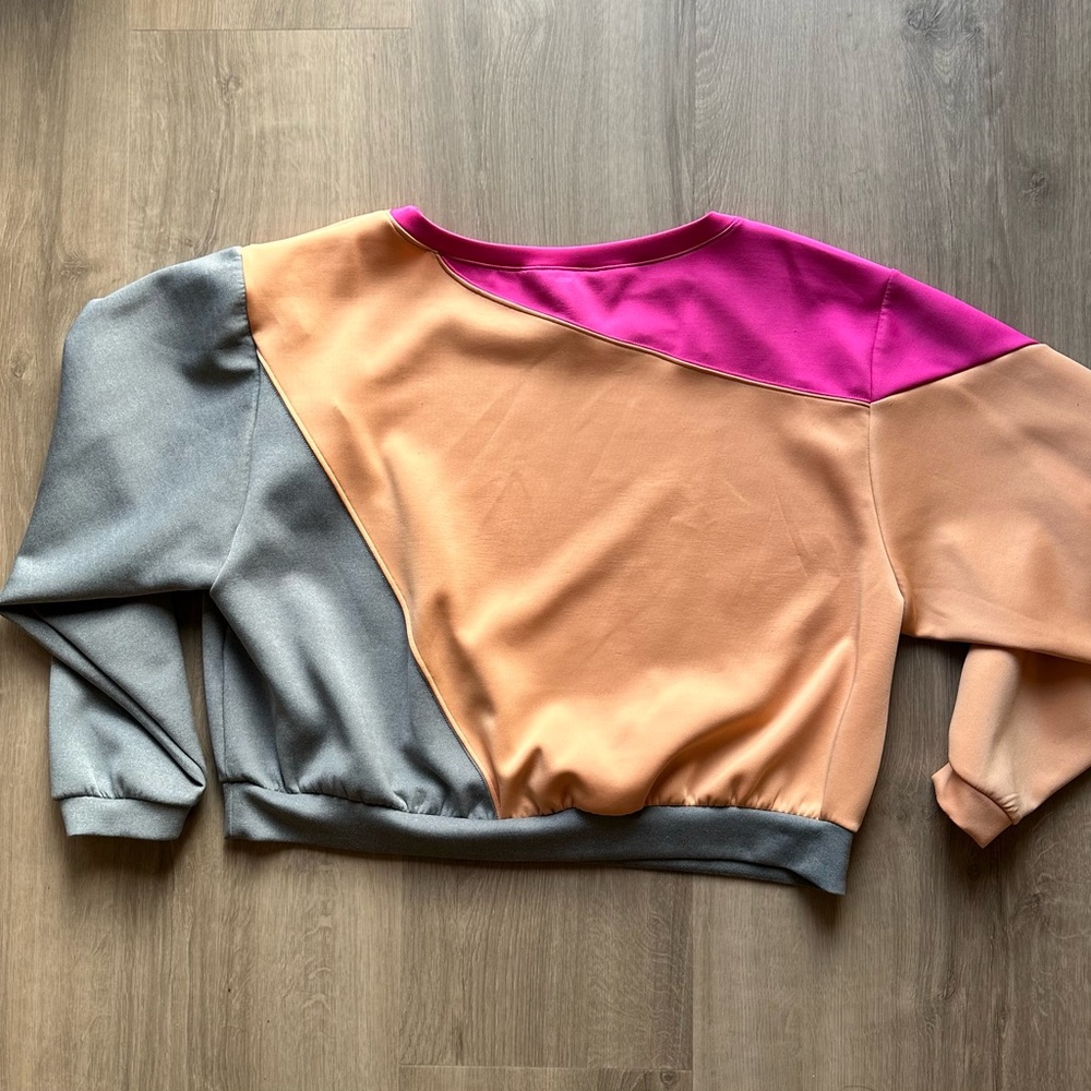 JoyLab Women's Colorblock Sweatshirt - xxl - Picture 4 of 5